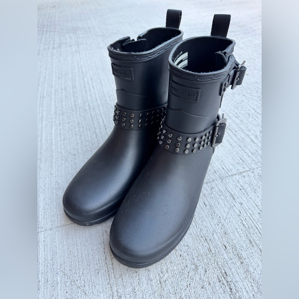 Hunter Original Short Studded Buckle Rain Boots